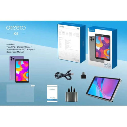 Oteeto K9 Tablet – WiFi+5G 512GB 8GB