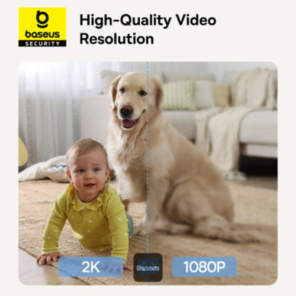 Baseus Security P1 Lite 3MP Wi-Fi Indoor Camera 360° Pan AI Detection Night Vision