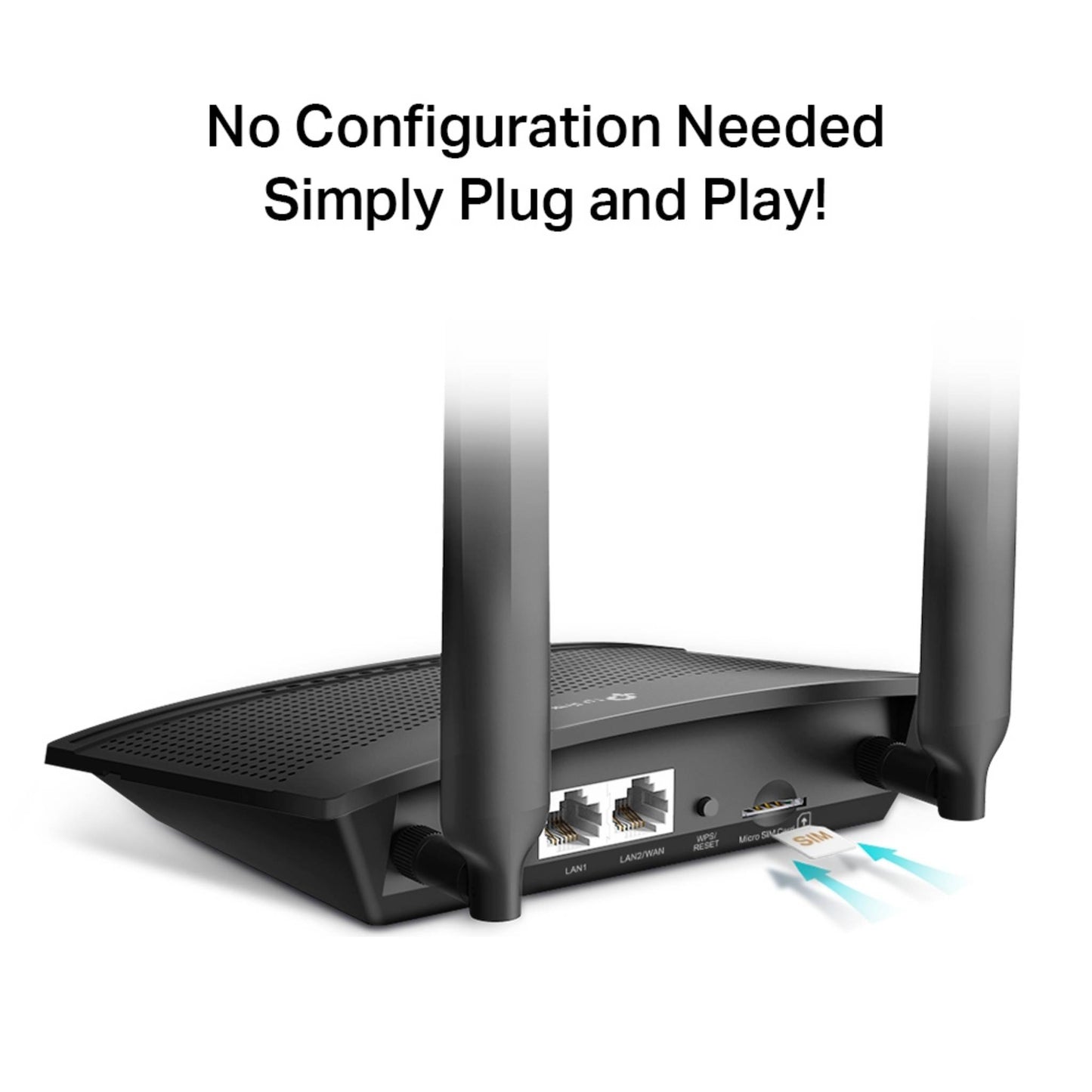 TP-Link TL-MR100 300Mbps 4G LTE Wireless Router | SIM Slot Wi-Fi Router