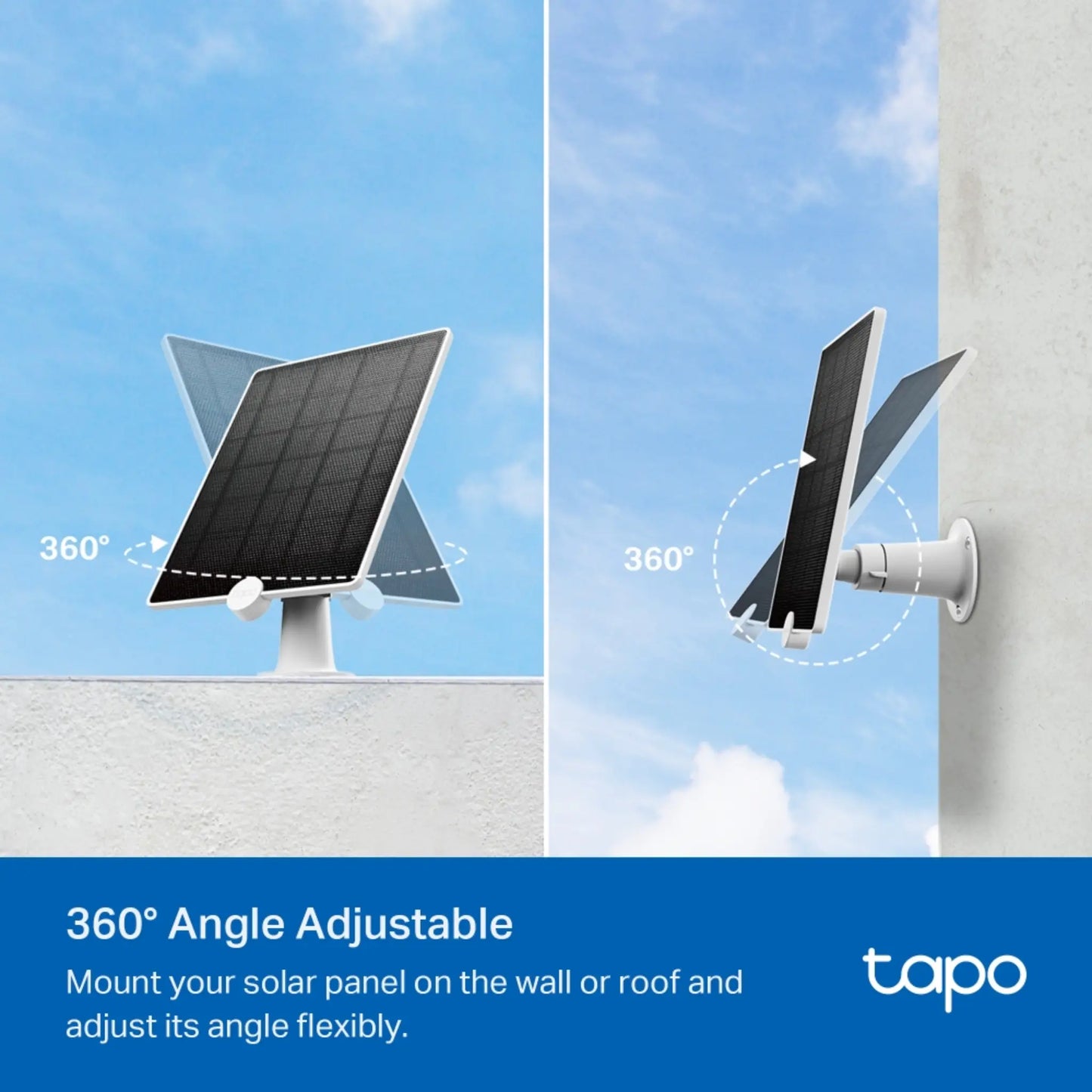 TP-Link Tapo A200 Solar Panel 4.5W | Outdoor IP65 Solar Charger for Tapo Cameras