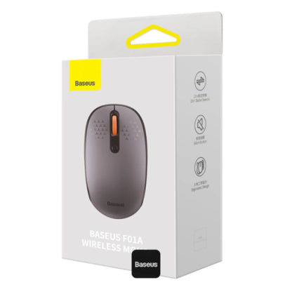 Baseus K01B Wireless Tri-Mode Keyboard + F01A Wireless Mouse Combo – Silent US Layout, Bluetooth 5.0 & 2.4G, 800/1000/1600 DPI – Gray