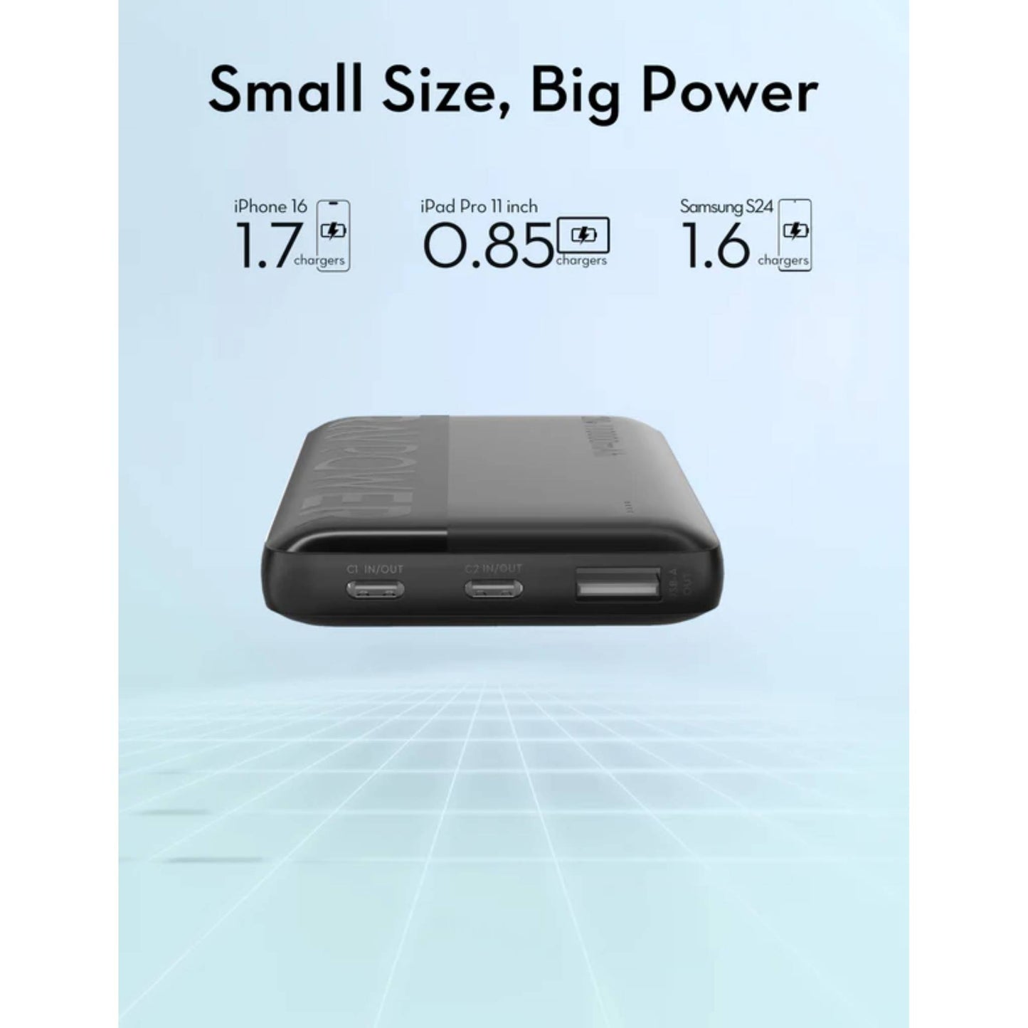 RAVPower RP-PB1228 PD Pioneer 10000mAh 20W Power Bank Black
