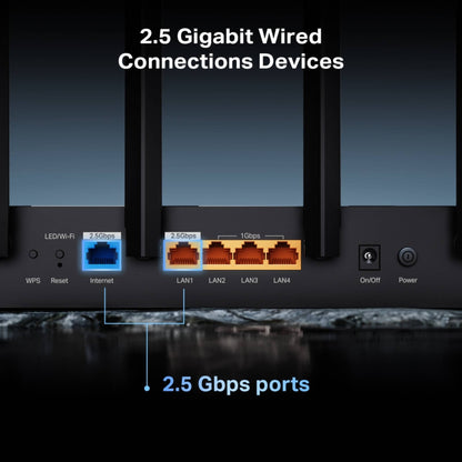 TP-Link Archer BE400 BE6500 Wi-Fi 7 Router | 6.5 Gbps