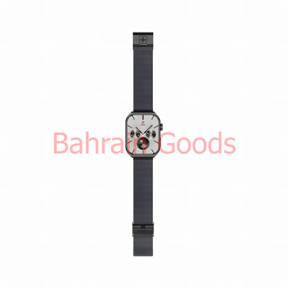 Swiss Military Smart Watch Alps 3 | Silver Stainless Steel and | Gun Metal Steel Strap Bahrain Goods