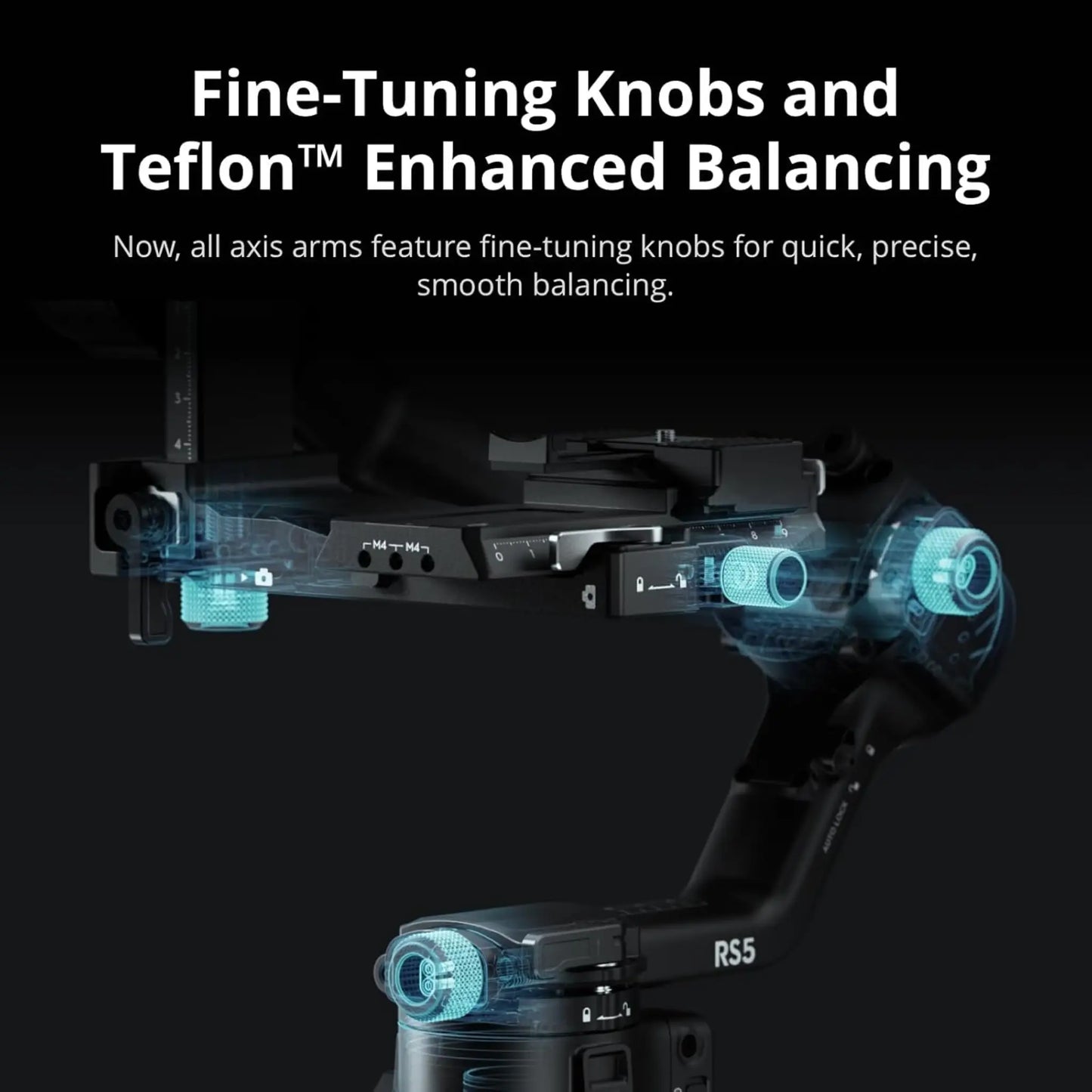 DJI RS 5 Gimbal Stabilizer for Camera | Canon, Sony, Nikon, Panasonic, Fujifilm | Pro 3-Axis Stabilization