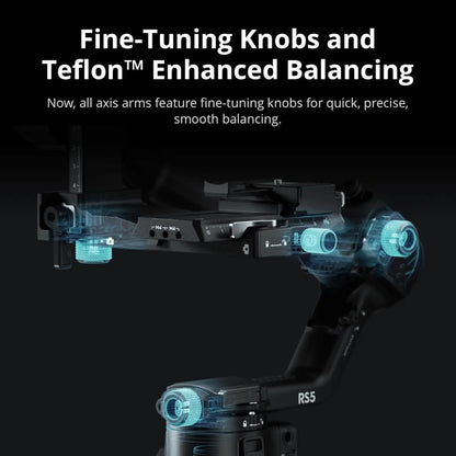 DJI RS 5 Gimbal Stabilizer for Camera | Canon, Sony, Nikon, Panasonic, Fujifilm | Pro 3-Axis Stabilization