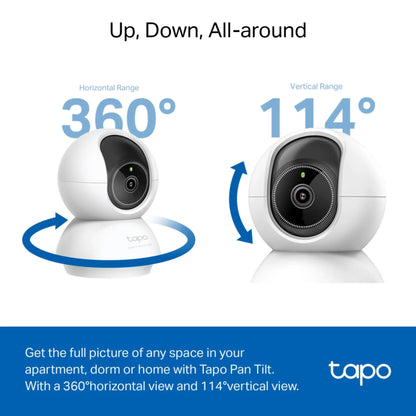 TP-Link Tapo C230 3K 5MP Pan Tilt WiFi Security Camera | AI Detection & Night Vision