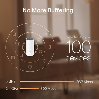 TP-Link Deco M4 AC1200 Mesh Wi-Fi System | Whole Home Coverage | 3-PACK