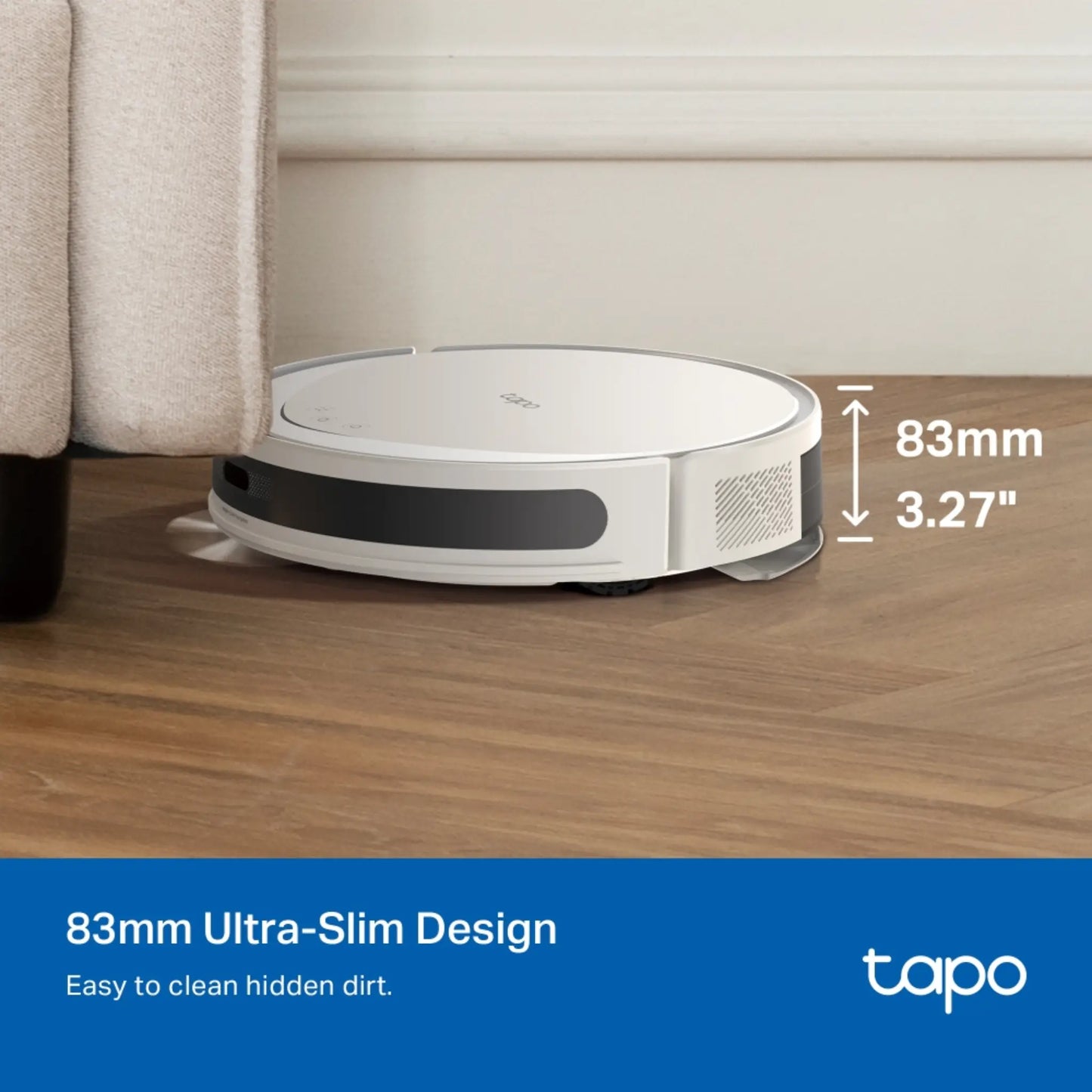 TP-Link Tapo RV20 Max Plus Robot Vacuum & Mop | 5300Pa LiDAR Auto-Empty Dock