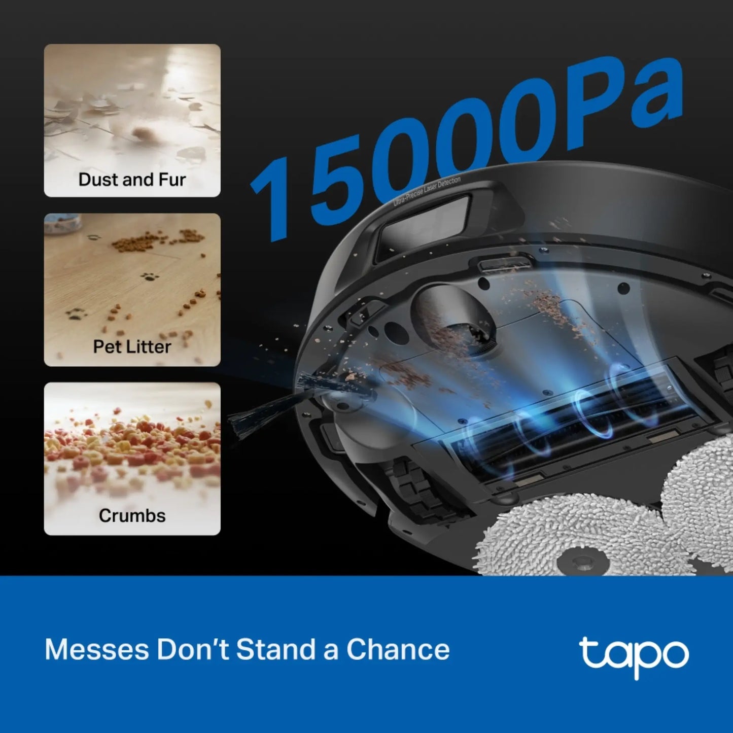 TP-Link Tapo RV50 Pro Omni AI Robot Vacuum & Mop with Self-Cleaning Station