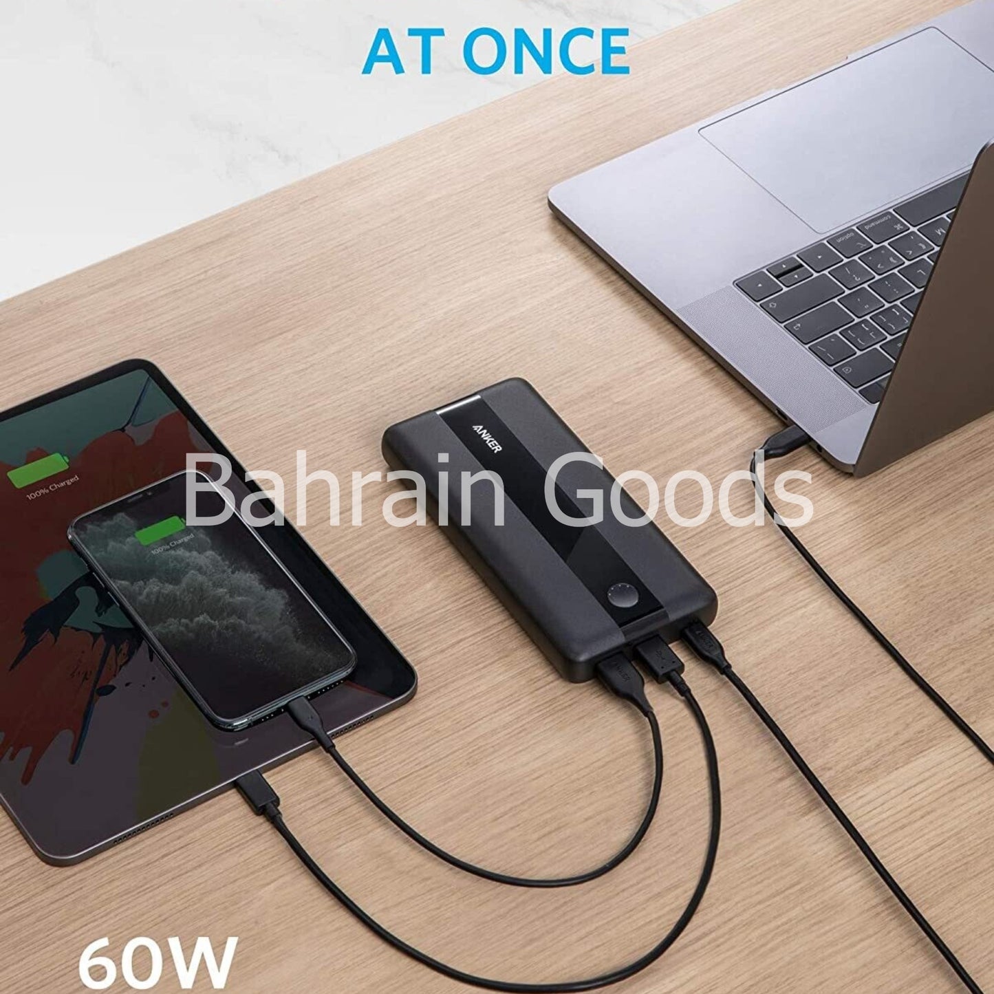 Anker PowerCore III Elite 19200 60W Power Bank Black Bahrain Goods AN.A1284H11.BK