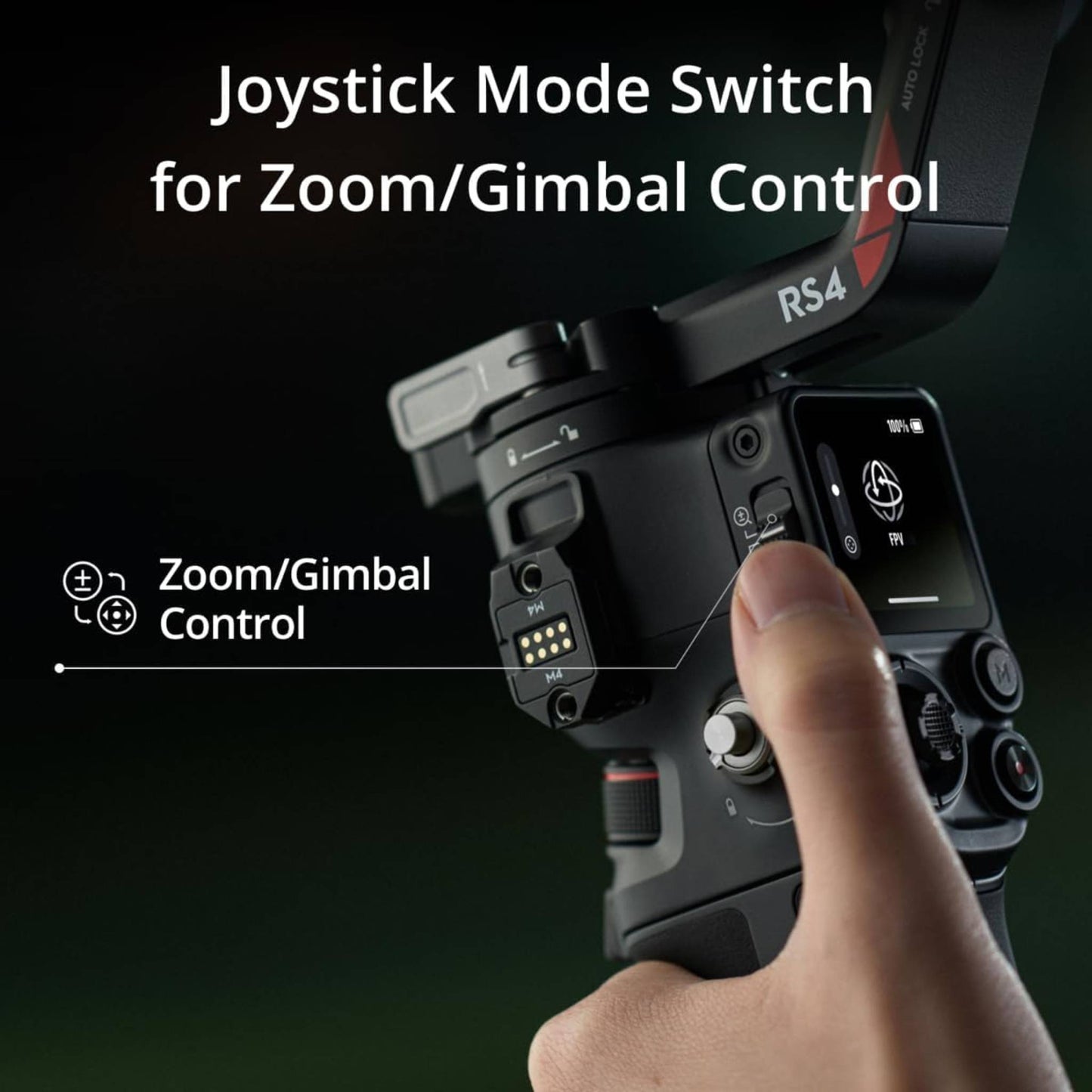 DJI RS 4 3-Axis Gimbal Stabilizer for DSLR
