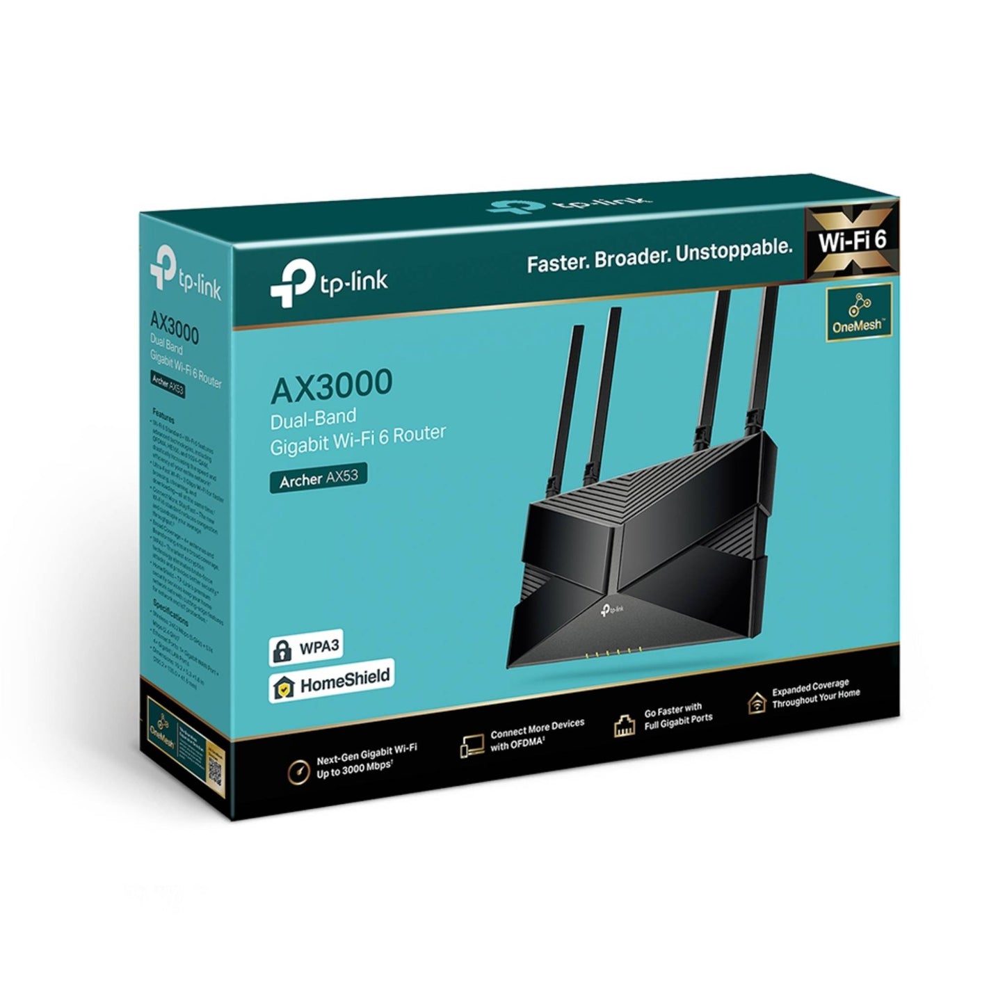 TP-Link Archer AX53 AX3000 Wi-Fi 6 Router | Dual-Band Gigabit, OFDMA