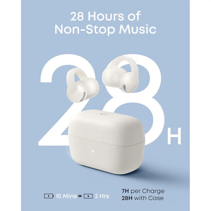 soundcore C50i Open-Ear Clip-On Earbuds with AI Calls
