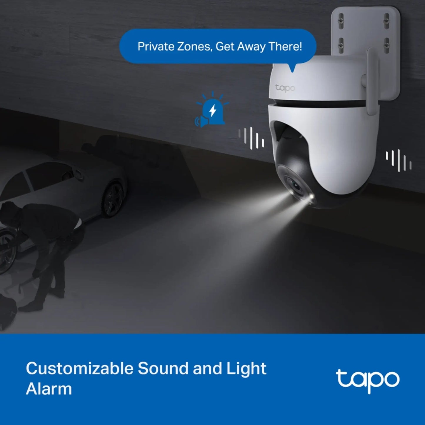 TP-Link Tapo C520WS Outdoor WiFi Camera 2K QHD | 360° Pan Tilt Security Cam