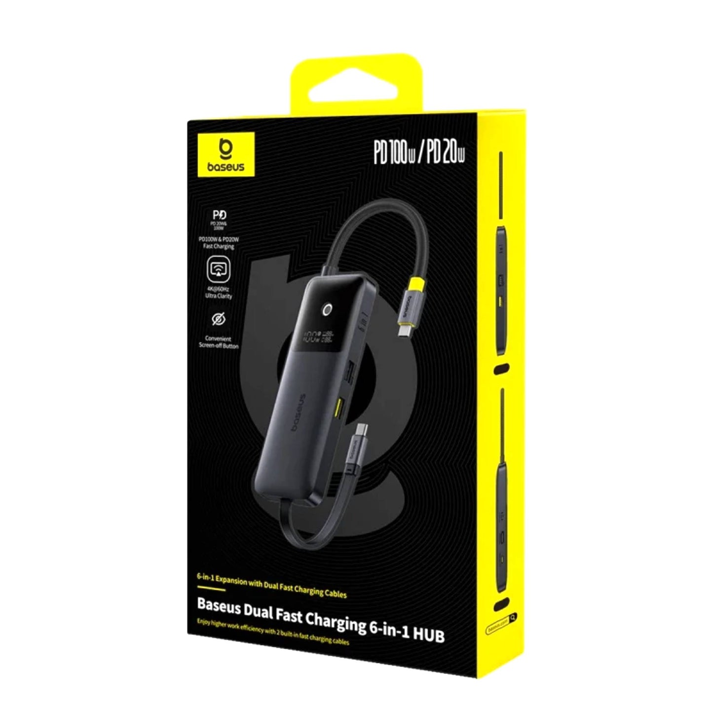 Baseus Dual Fast Charging 6-in-1 HUB