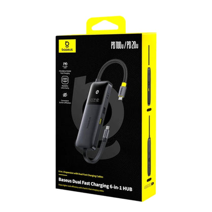 Baseus Dual Fast Charging 6-in-1 HUB