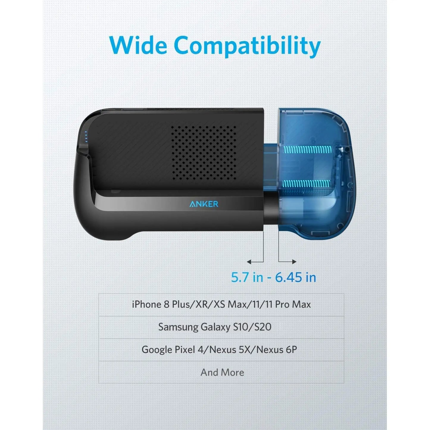 Anker PowerCore Play 6K Mobile Game Controller 6700mAh Power Bank with Cooling Fan