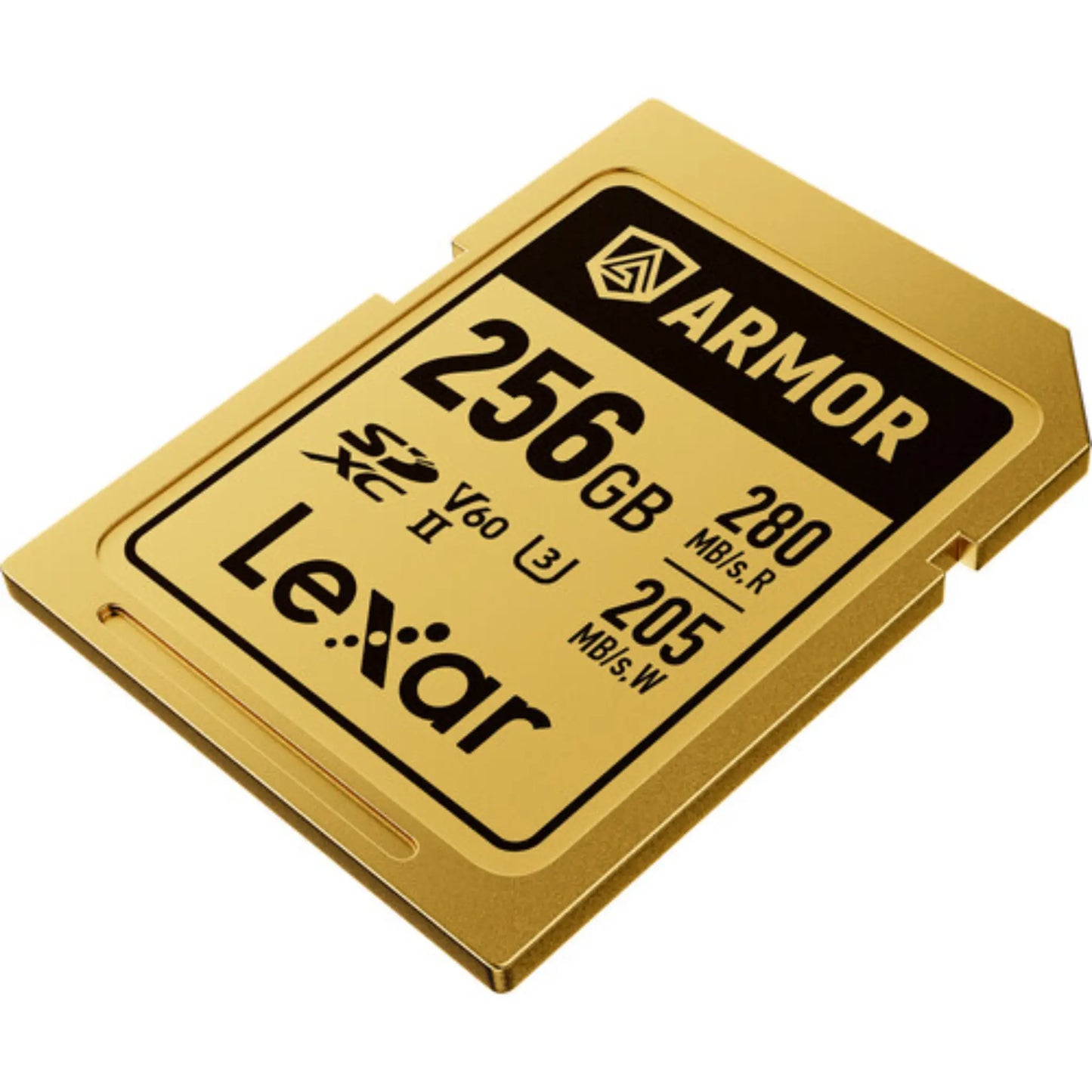 Lexar ARMOR GOLD 256GB UHS-II V60 SDXC Memory Card – 280MB/s 4K SD Card