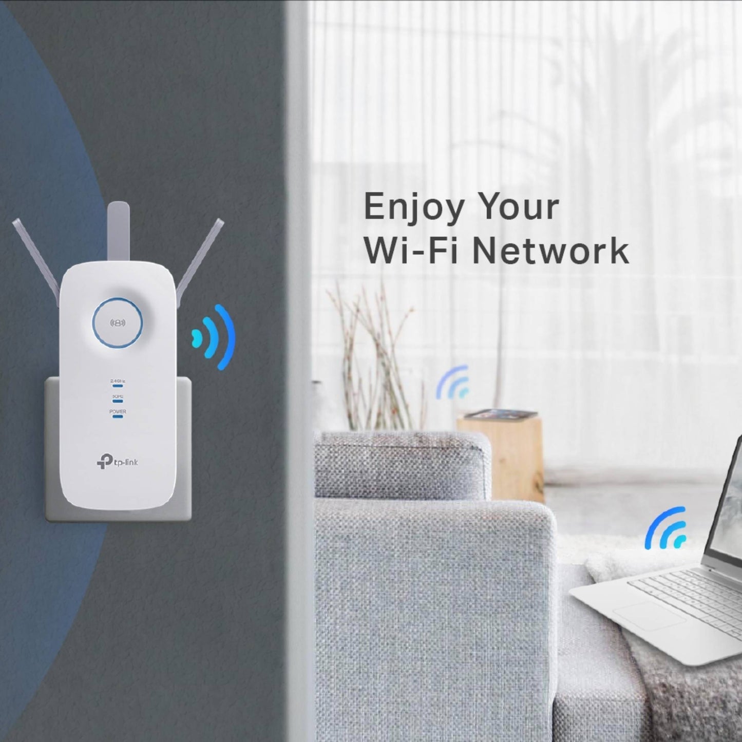 TP-Link RE450 AC1750 Wi-Fi Range Extender | Dual Band, Gigabit Port
