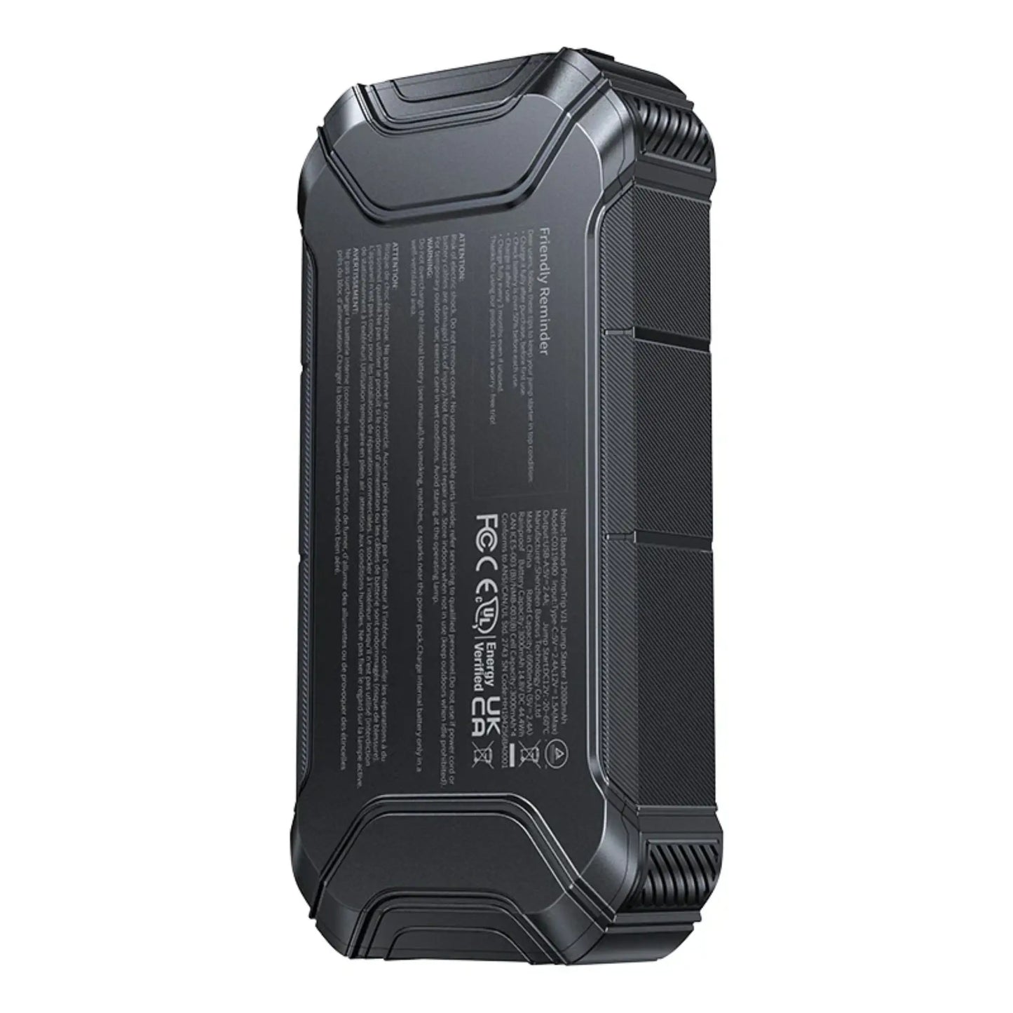 Baseus PrimeTrip VJ1 Jump Starter 12000mAh 5000A Portable Car Battery Booster