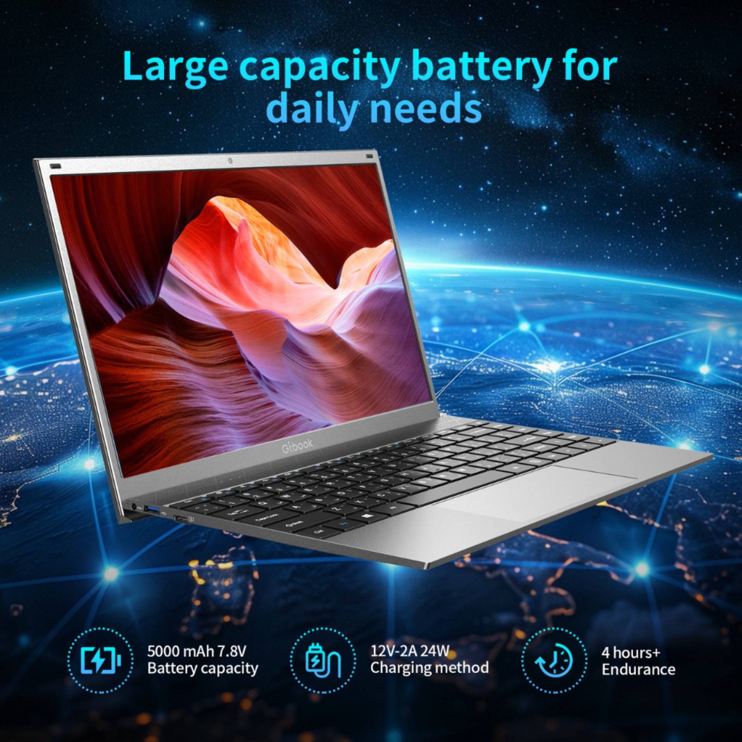 G-Tab G14 Laptop | Slim, Fast & Reliable 14-Inch Laptop