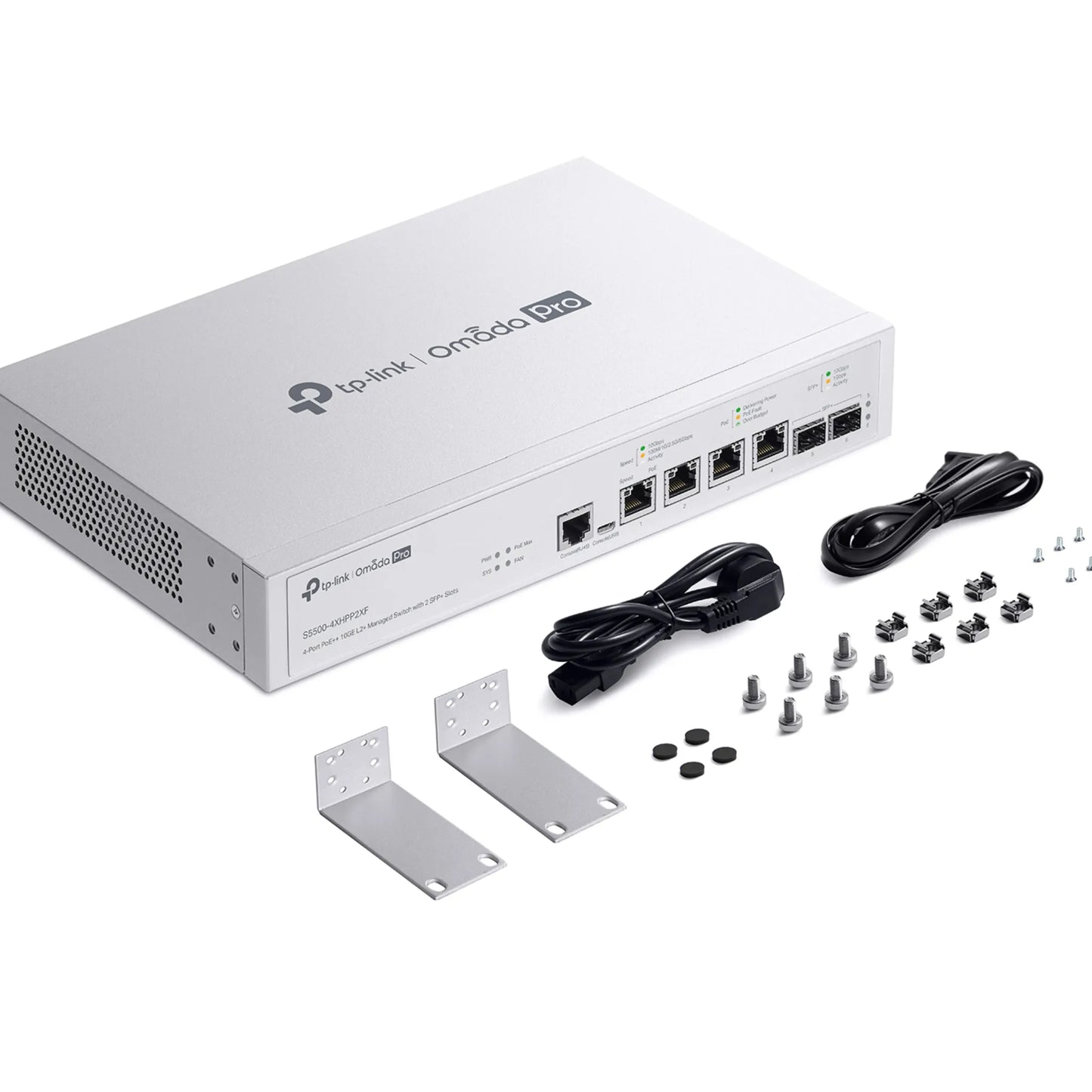 TP-Link Omada Pro S5500-4XHPP2XF 10G PoE++ Switch