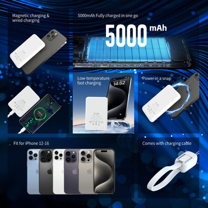 G-Tab MINI50 - 5000 mAh Magnetic Powerbank - Compatible with Magsafe