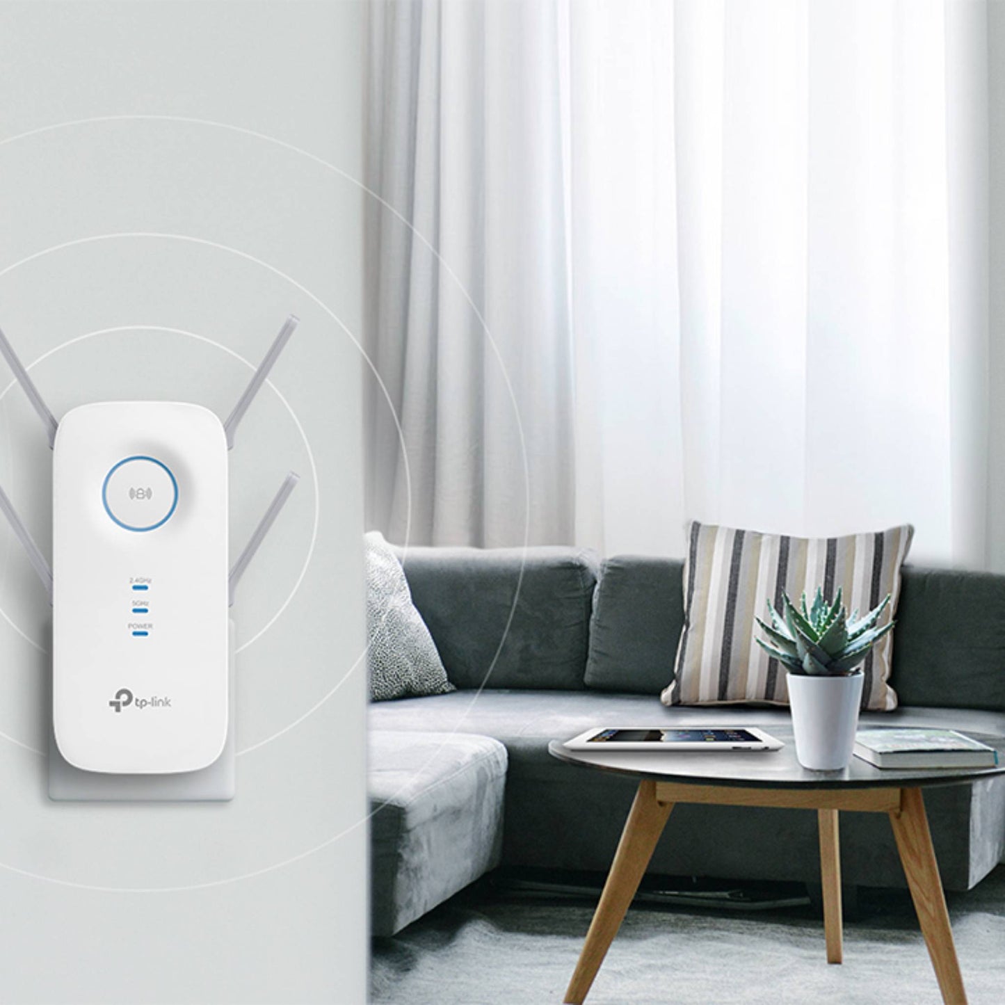 TP-LINK RE650 AC2600 Wi-Fi Range Extender | Dual Band MU-MIMO