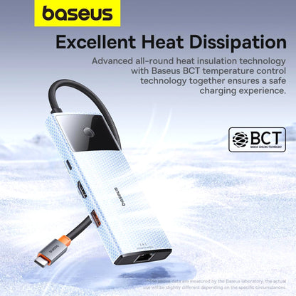 Baseus Metal Gleam Series II 6-in-1 USB HUB