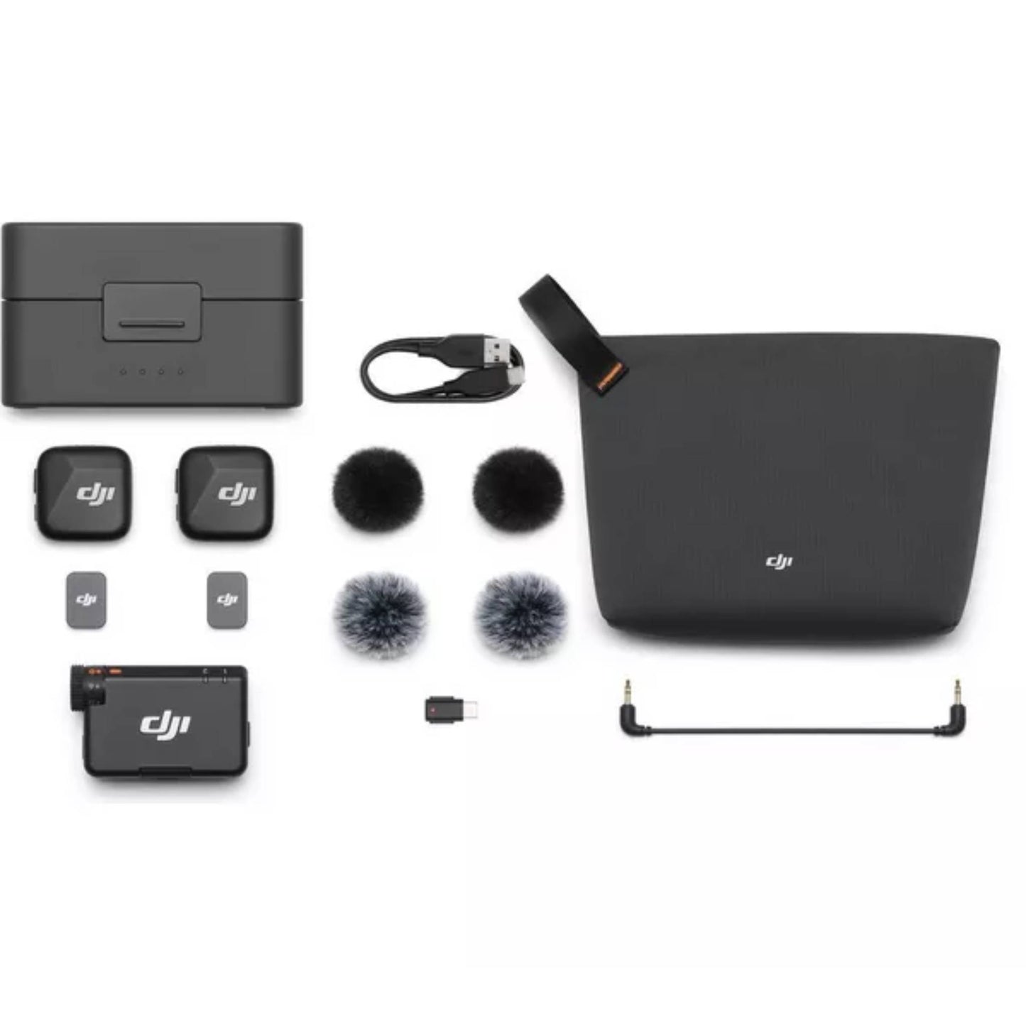 DJI Mic Mini (2 TX + 1 RX + Charging Case), Wireless Lavalier Microphone
