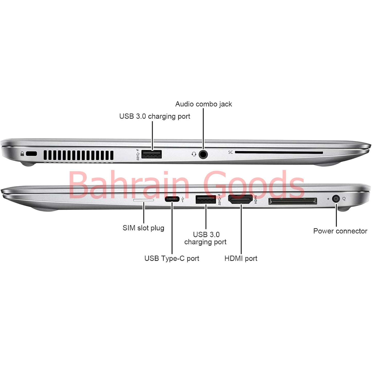 HP EliteBook Folio 1040 G3 14 FHD Laptop, Core i7 (6th-Gen)