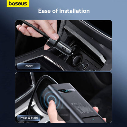 Baseus 150W Car Power Inverter with 5 Ports & UK Plug | Fast Charging for Laptops & Phones