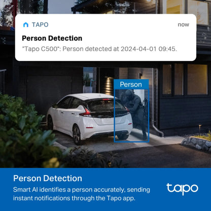 TP-Link Tapo C500 Outdoor Pan Tilt Security WiFi Camera 1080P