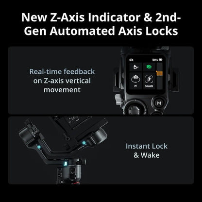 DJI RS 5 Gimbal Stabilizer for Camera | Canon, Sony, Nikon, Panasonic, Fujifilm | Pro 3-Axis Stabilization