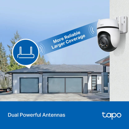 TP-Link Tapo C520WS Outdoor WiFi Camera 2K QHD | 360° Pan Tilt Security Cam