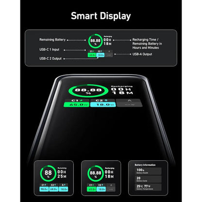 Anker Prime 20,000mAh 200W Power Bank A1336 | 100W USB-C Fast Charging