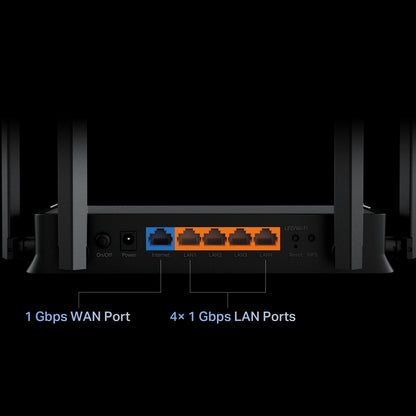 TP-Link Archer BE220 BE3600 Wi-Fi 7 Router | 3.6Gbps Dual-Band, EasyMesh