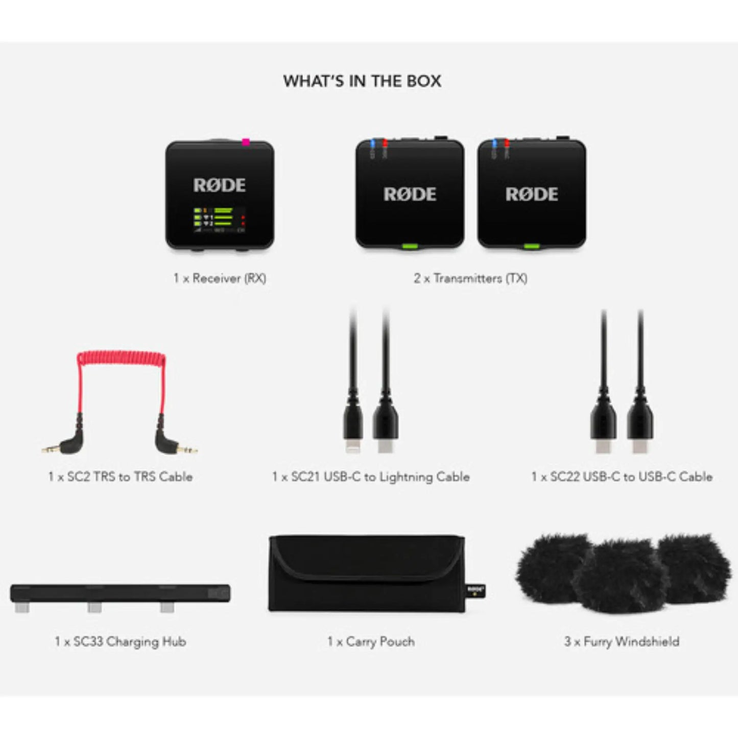 RØDE Wireless GO (Gen 3) Black Dual-Channel Wireless Microphone System