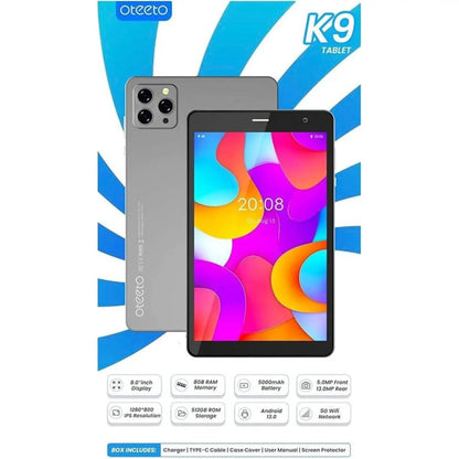 Oteeto K9 Tablet – WiFi+5G 512GB 8GB