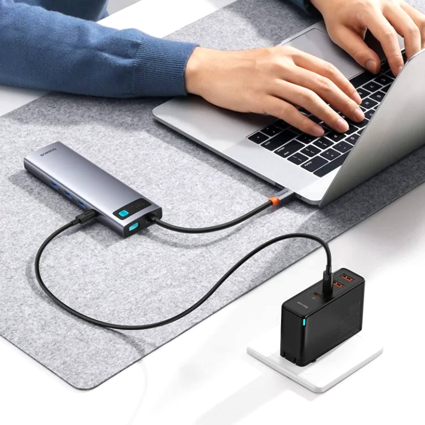 Baseus 11 in 1 Expansion Port HUB Metal Gleam Series