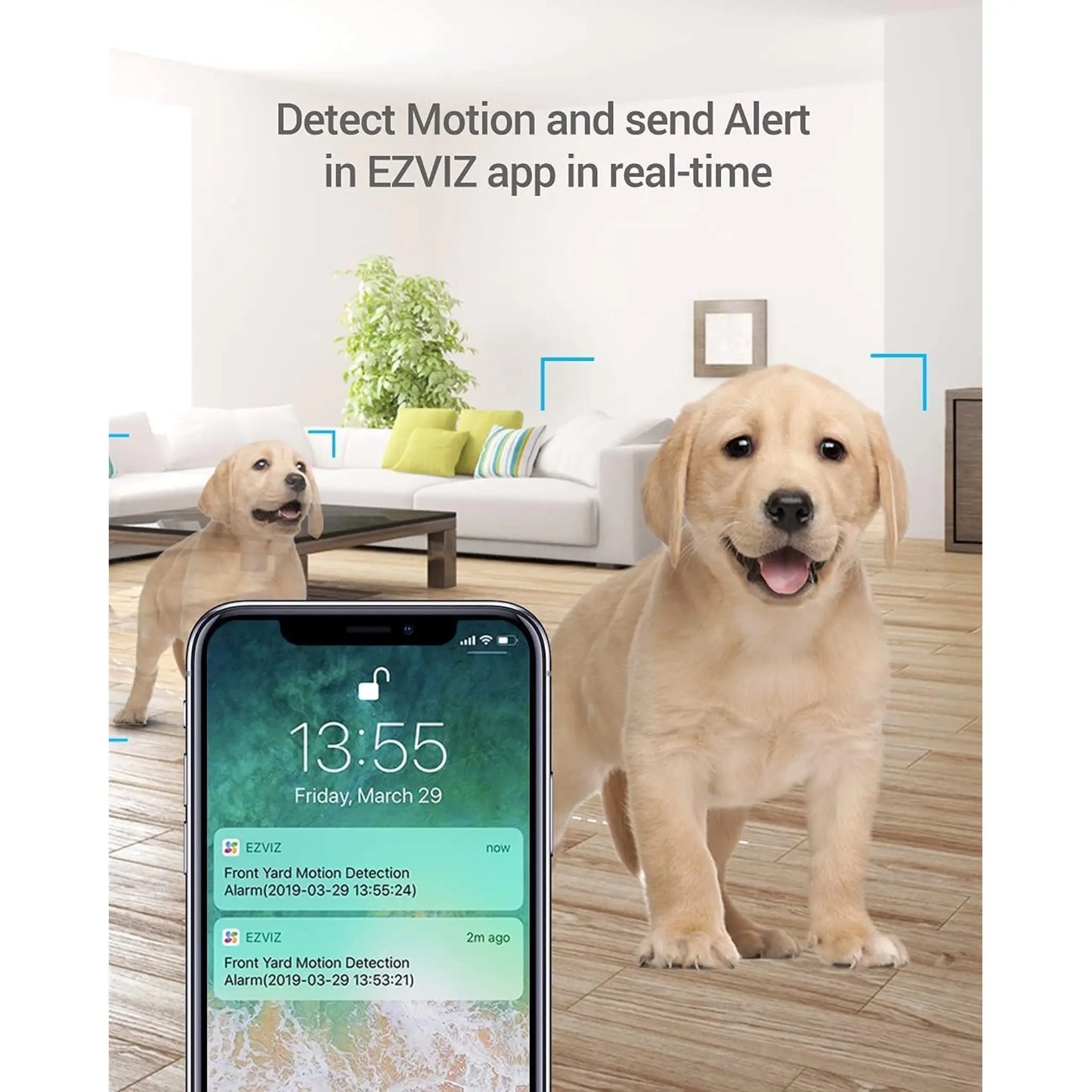 EZVIZ C6N 3MP 2K WiFi Indoor Security Camera with Smart Tracking