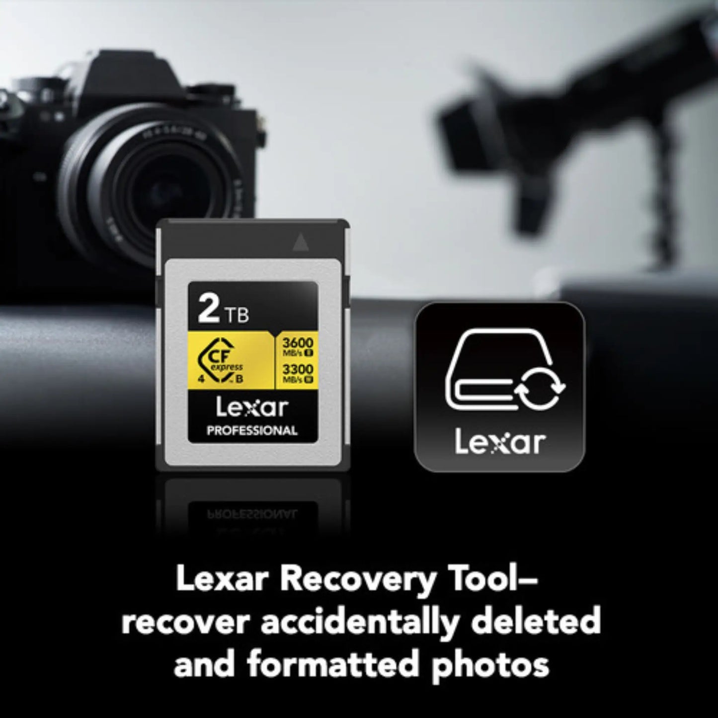 Lexar 2TB Professional GOLD CFexpress 4.0 Type B Card – 3600MB/s 8K Video