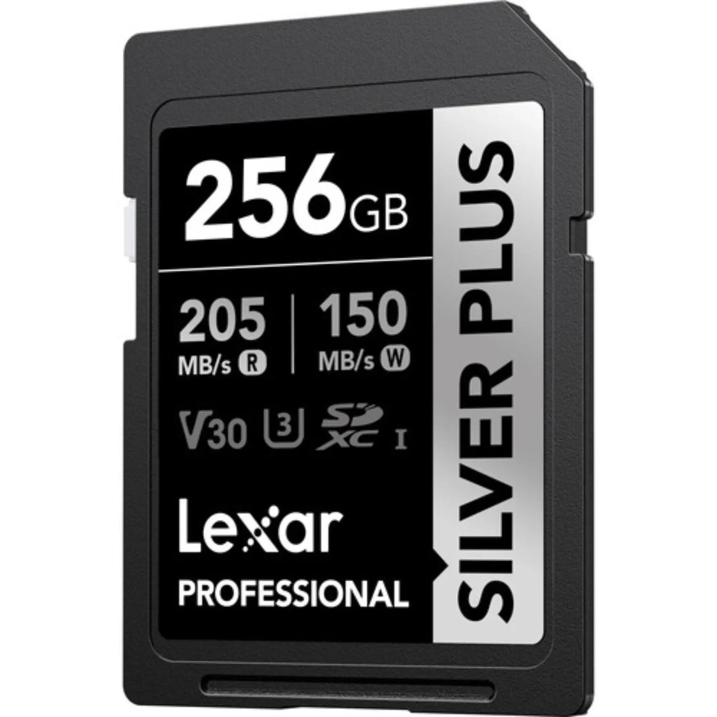 Lexar 256GB Professional SILVER PLUS UHS-I SDXC Memory Card – 205MB/s Read Speed