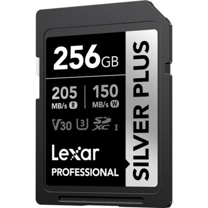 Lexar 256GB Professional SILVER PLUS UHS-I SDXC Memory Card – 205MB/s Read Speed