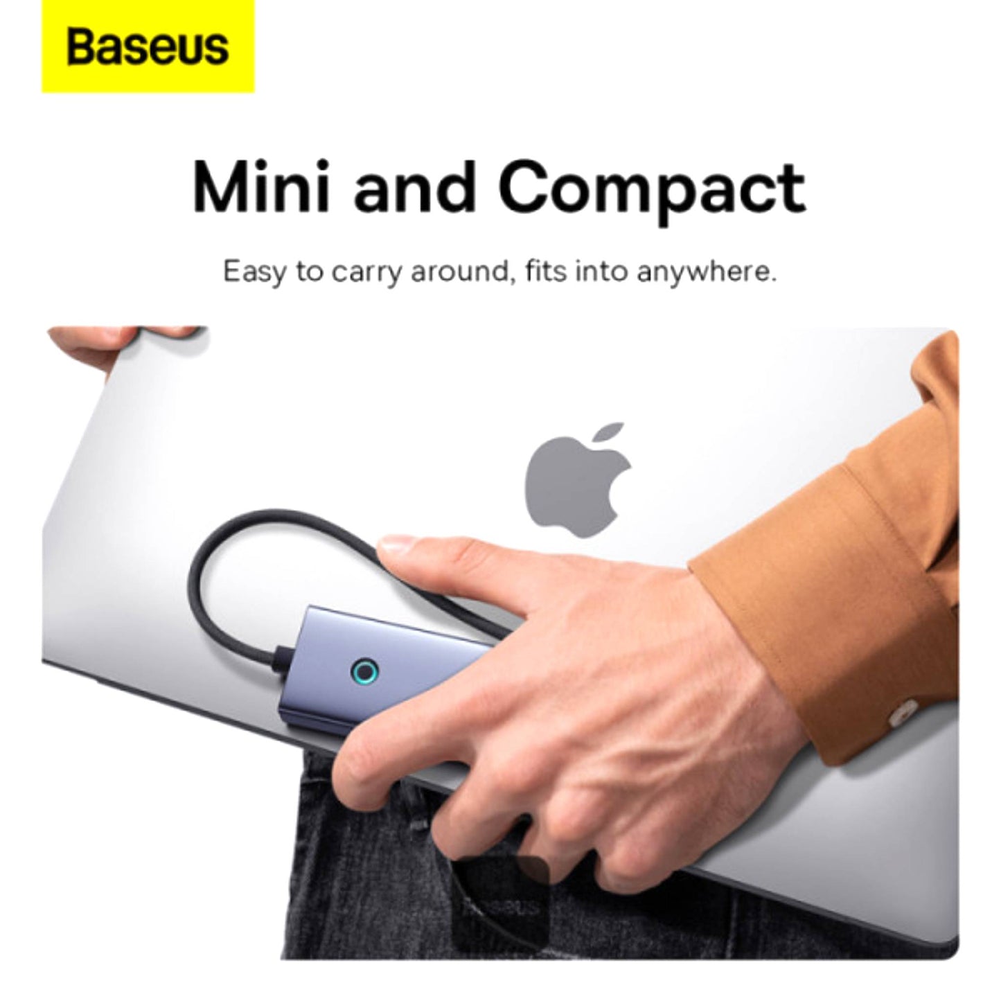 Baseus UltraJoy Series 4-in-1 USB-C Hub To USB 3.0 Extension - Grey