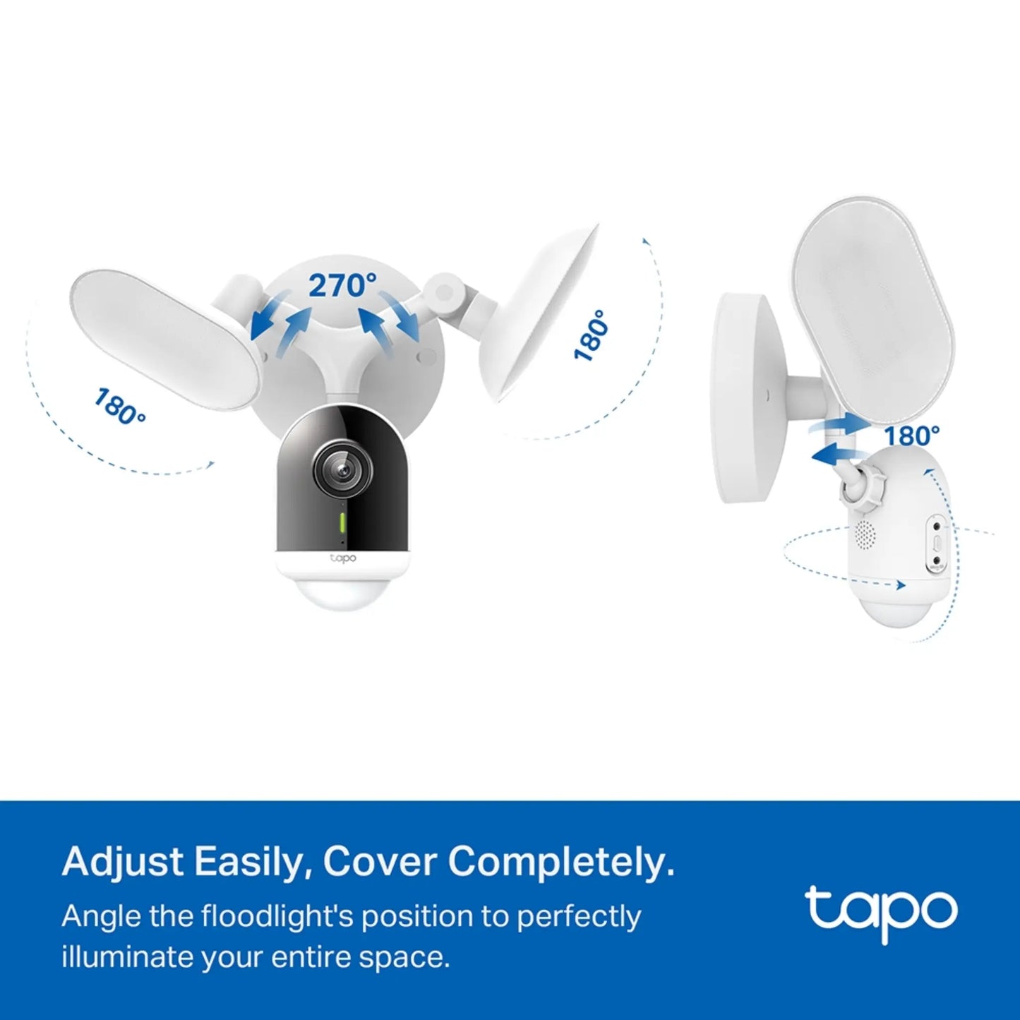 TP-Link Tapo C720 Smart Floodlight Camera 2K QHD | AI Security Cam Outdoor