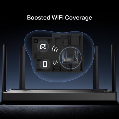 TP-Link Archer BE220 BE3600 Wi-Fi 7 Router | 3.6Gbps Dual-Band, EasyMesh