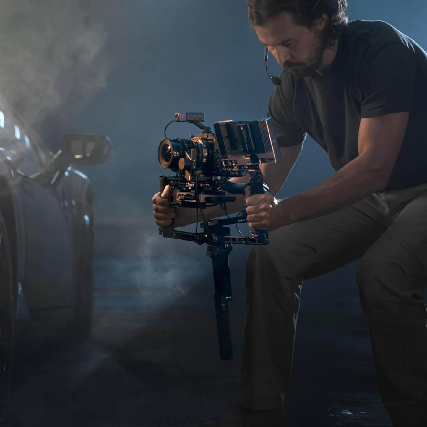 DJI RS 4 Pro Combo, 3-Axis Gimbal Stabilizer for Cameras