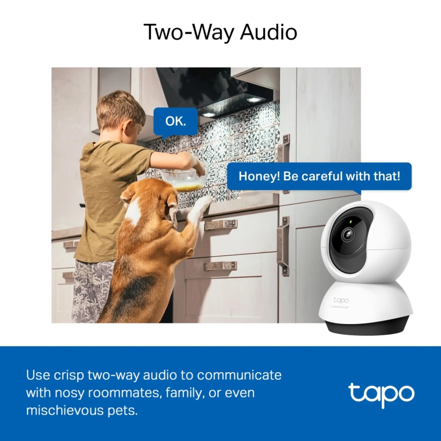 TP-Link Tapo C220 2K 4MP WiFi Security Camera | Pan Tilt AI Camera with Night Vision